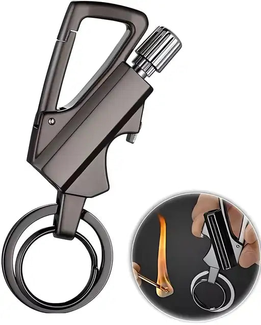 Bottle Opener And Matchstick Fire Starte Great Keychain Kerosene Lighter Keychain